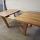Sliding table made of oak 900h1600 (2200), Tables, Moscow,  Фото №1