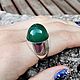 Ring with chrysoprase. Rings. Dariabjewelry. Online shopping on My Livemaster.  Фото №2