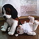Beagle puppy SHAH. Stuffed Toys. ZOYA KHOLINA. My Livemaster. Фото №4