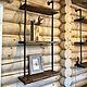 Order Triple shelf of water pipes (project 'Spasskoye Estate'). uloft. Livemaster. . Shelves Фото №3