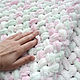 Manta de punto de bebé para niña: menta rosa y blanco. Baby blanket. fetr-land (fetr-land). Интернет-магазин Ярмарка Мастеров.  Фото №2