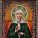 Икона Святой Матроны. Иконы. Ирина Мерзлякова (Ari-Sirklat). Интернет-магазин Ярмарка Мастеров.  Фото №2