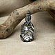 Серебряная подвеска "Слеза Океана" c горным хрусталем. Подвеска. BlackTree (InSilver). Ярмарка Мастеров.  Фото №4