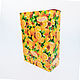 Складная коробка «Апельсиновое настроение», 16x23x7,5 см, Подарочная упаковка, Краснодар,  Фото №1