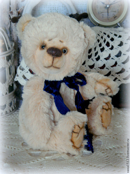 Мишки Тедди ручной работы. Заказать Бенджамин — миш тедди. ЛуКс:)) Кукольное счастье! (Ксения). Ярмарка Мастеров. Мишка, вискоза