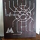 Заказать Интерьерная вывеска Метро Москвы. Mint Crafts. Ярмарка Мастеров. . Слова Фото №3
