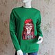 Order Sweatshirt 'Fashionista By Gucci'. hrom2483. Livemaster. . Pullover Sweaters Фото №3