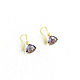Purple earrings, purple stone earrings, lilac earrings. Earrings. Irina Moro. My Livemaster. Фото №4