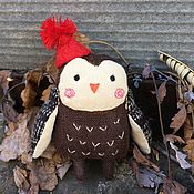 Куклы и игрушки handmade. Livemaster - original item Owl in a hat. Handmade.