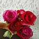 Заказать El ramo de las cinco rosas. Favorite heat Natalia. Ярмарка Мастеров. . Bouquets Фото №3