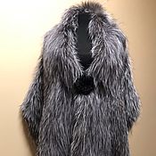 Меховое пальто норковое с кашемиром "Валенсия"