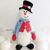 Куклы и игрушки handmade. Livemaster - original item Amigurumi dolls and toys: Snowman knitted. Handmade.