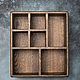 Napkin holder with compartments for kitchen items dark. Napkin holders. Foxwoodrus. My Livemaster. Фото №4