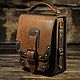 Мужская кожаная сумка № 1221. Мужская сумка. artelbags. Интернет-магазин Ярмарка Мастеров.  Фото №2