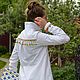 Солнечный шрифт - рубашка с вышивкой, Блузки, Москва,  Фото №1