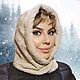 Заказать Шалетта "Северный ветер" - тёплая шапочка-капор на зиму. Шалетта (shapkaplatok). Ярмарка Мастеров. . Капоры Фото №3