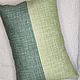 Декоративная подушка COMBO COL. GREEN, hand made. Подушки. VGM-shop (vgm-shop). Ярмарка Мастеров.  Фото №8