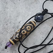 Фен-шуй и эзотерика handmade. Livemaster - original item Talisman from Addictions - WILLPOWER Ji 18 eyes Pendant with sapphire. Handmade.