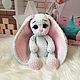 Фиолетовая зайка, белая зайка. Мягкие игрушки. Toys-by-panda. Ярмарка Мастеров.  Фото №13