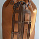 Order Handmade Leather Backpack - TIMUR. MAX GINGER. Livemaster. . Backpacks Фото №3