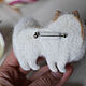 Pomeranian portrait brooch felted wool dog. Brooches. KnicKnack Wool Toys. Online shopping on My Livemaster.  Фото №2