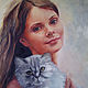 Portrait oil painting by photo. Pictures. myfoxyart (MyFoxyArt). My Livemaster. Фото №4