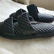 Обувь ручной работы handmade. Livemaster - original item Flip-flops made of genuine leather with a street sole. Handmade.