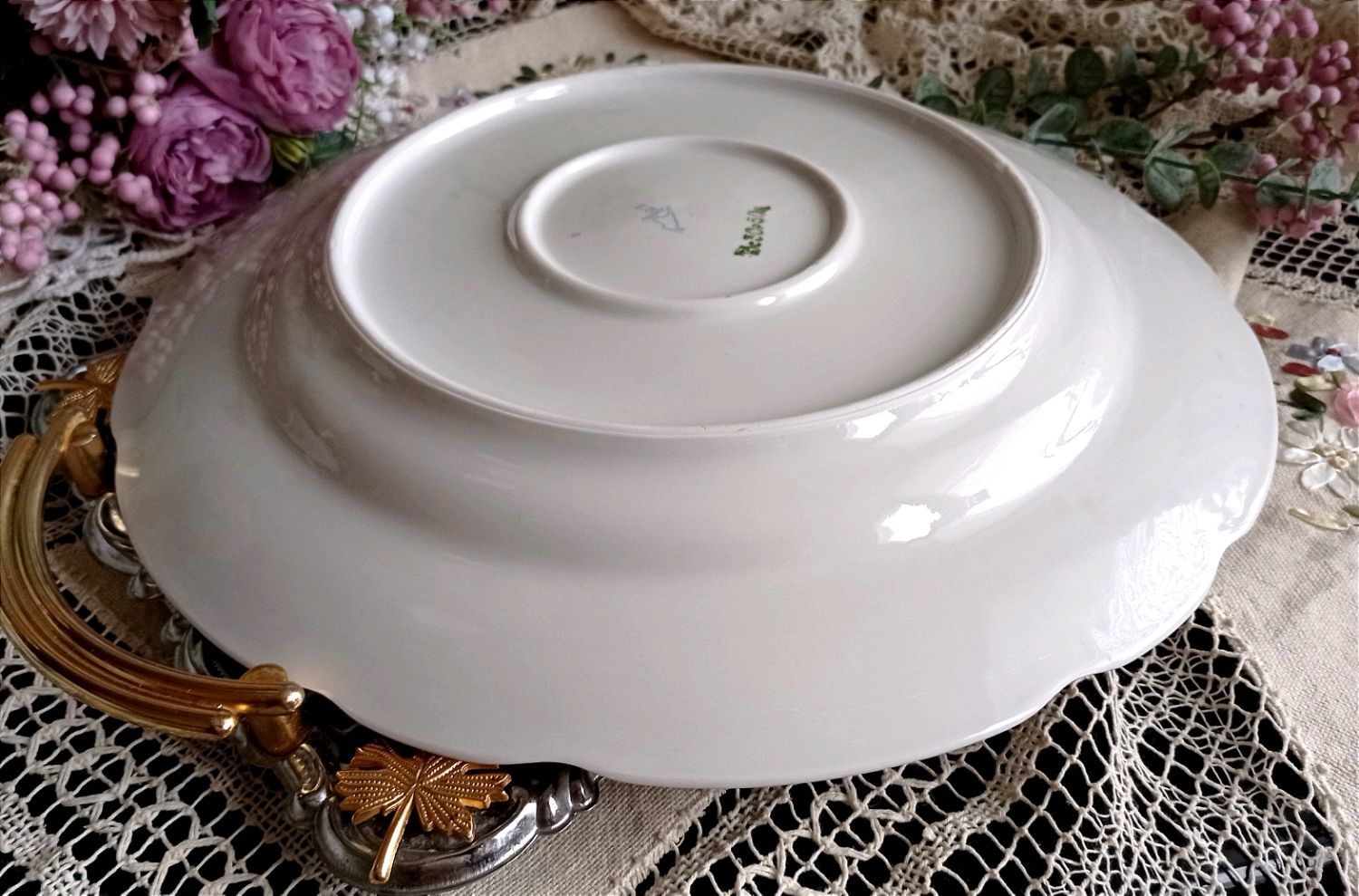 Винтаж: "Сирень".Большое блюдо+селëдочница.Дулево.СССР купить в ...