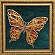 amber picture `butterfly`. panels of amber `butterfly`. gift woman, gift girl, gift for march 8. amber souvenir. a symbol of love and joy in feng shui.
