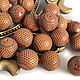 Beads 20mm Cameroon Ebony/Rosewood honeycomb carving. Beads1. - Olga - Mari Ell Design. My Livemaster. Фото №6