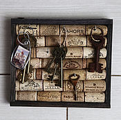 A wooden wall keybox SWEET HOME