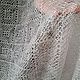 53-Down scarf,fishnet poluchiloc,shawl,accessory. Shawls. Puhovyj ,,Raj' ot Zinfiry (Orenbur). Online shopping on My Livemaster.  Фото №2