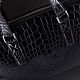 Сумка для документов из кожи крокодила IMA0702B4. Портфель. CrocShop товары из экзотической кожи. Ярмарка Мастеров.  Фото №13