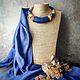 Колье Желто-синяя асимметрия. Колье. Elena N-Bijoux. Ярмарка Мастеров.  Фото №4