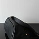  Designer Black Leather Bag with Decor. Crossbody bag. Olga'SLuxuryCreation. Online shopping on My Livemaster.  Фото №2