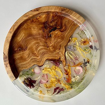 Посуда ручной работы. Ярмарка Мастеров - ручная работа Поднос с бортиками. Handmade.