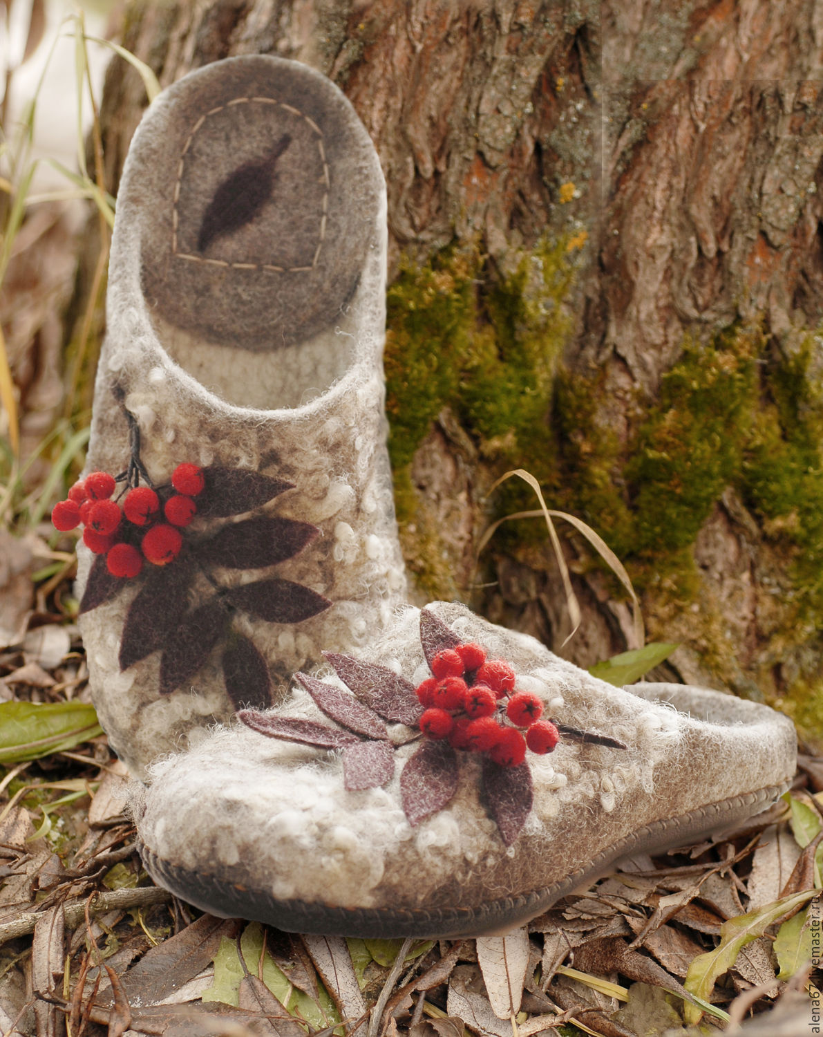 тапочки валяные – заказать на Ярмарке Мастеров – 7PGLPRU | Тапочки, Москва