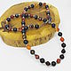 Beads with black agate and carnelian 56 cm. Beads2. Selberiya shop. My Livemaster. Фото №6