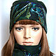 hat felted. Complete with scarf. Emerald country, Headwear Sets, Khabarovsk,  Фото №1
