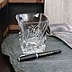 Заказать Стакан для виски + ручка Parker "Macassar". Giftmeshop. Ярмарка Мастеров. . Подарочные боксы Фото №3