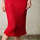 Заказать Вязанная спицами юбка ручной работы. Wool garderobe. Ярмарка Мастеров. . Юбки Фото №3