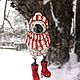 Керамическая ëлочная игрушка "Воробушек". Елочные игрушки. Fungo ceramic. Интернет-магазин Ярмарка Мастеров.  Фото №2