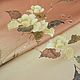 Japanese Homongi Mother-of-pearl Kimono 'Camellia branch'. Vintage dresses. Fabrics from Japan. My Livemaster. Фото №5