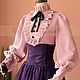 Victorian Pink  Penny Blouse Shirt. Blouses. lacegarden. Online shopping on My Livemaster.  Фото №2