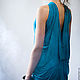 Order Dress 'Blue cocon'. BORMALISA. Livemaster. . Dresses Фото №3