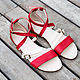 Women's Nicole leather sandals. 15% discount. Sandals. KolibriLeather. Online shopping on My Livemaster.  Фото №2