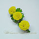 Hairpin-machine 'Dandelions'. Flowers from polymer clay. Hairpins. Mozza-Flowers. Online shopping on My Livemaster.  Фото №2