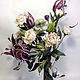 Bouquet 'Florens'. Silk flowers, cloth flowers, Flowers, Moscow,  Фото №1