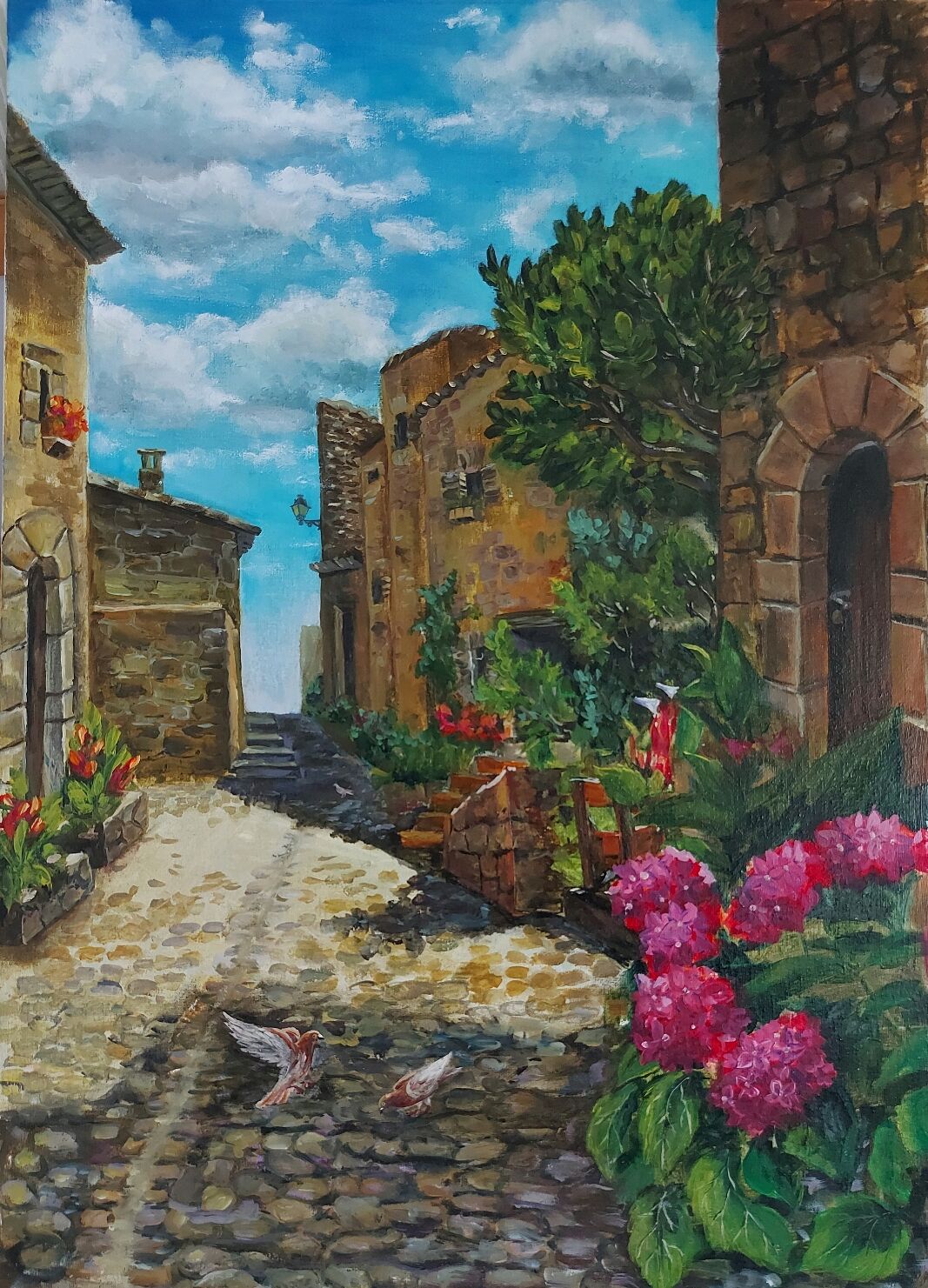 Улочки испании картина