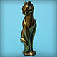 Кошка Бастет Египетская кошка Бронзовая статуэтка Бастет кошка Фигурка, Статуэтки, Симферополь,  Фото №1